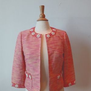 Pink Rickie Freeman/Teri Jon Bolero, Size 4